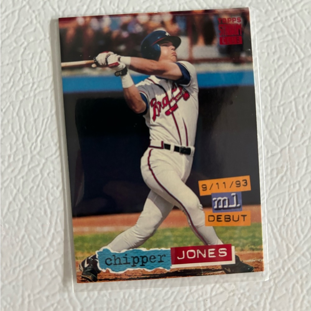 1994 Topps Stadium Club - Chipper Jones #638